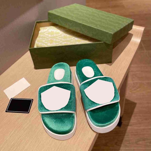 

designer slippers gucce classic women slippers slide plush co-branded fashion sandals beach platform slippers alphabet ladie leather flat sl, Black