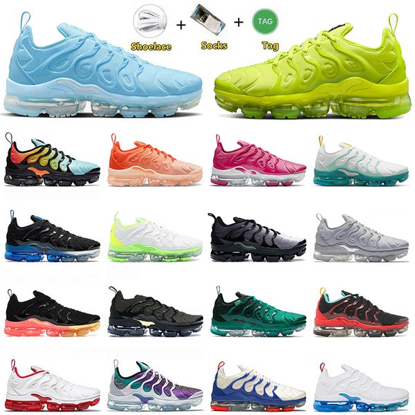 

5a-tn plus atlanta running shoes men women university blue beige triple black white tennis ball be ture cherry trainers fresh sports sneaker