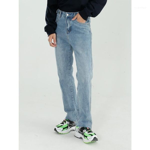 Männer Jeans Männlich Streetwear Vintage Mode Casual Denim Hose Jean Männer Einstellbare Taille Gerade Slim Fit Hosen1