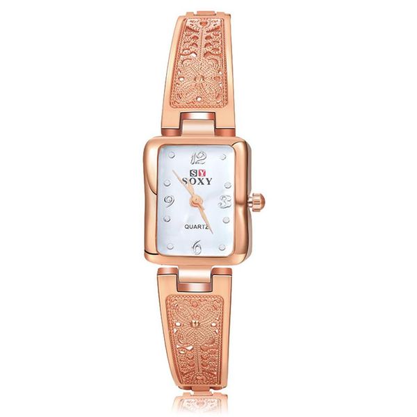 

new arrivals timelimited designerssoxy new style bracelet watch fashion design rose gold small dial womens bracelet watch one prod344k, Slivery;brown