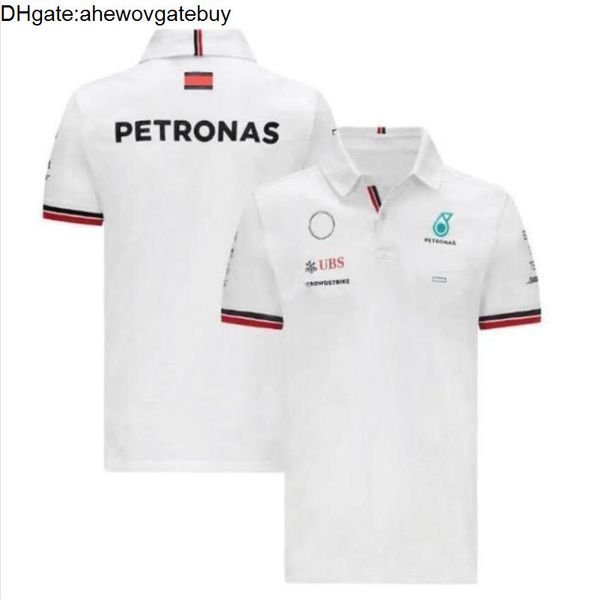 

men's petronas designer luxury t shirts mercedes amg f1 formula one racing polos women casual short sleeve t-shirts benz polo lewis 06r, White;black