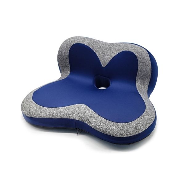 Travesseiro de espuma viscoelástica cadeira de escritório ortopédica para nervo ciático e estrutura de almofada para cóccix, almofada de massagem para nádegas para assento de carro 220402