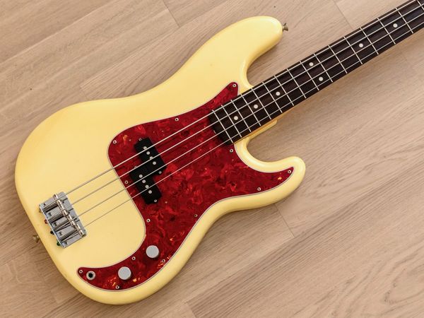 

precision bass '62 vintage reissue pb62 yellow white electric guitar