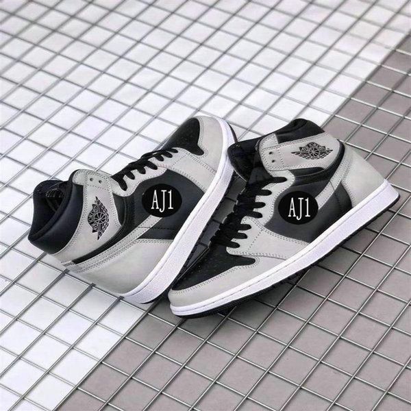 

2021 new 1 retro high og shadow 2 0 men women kids basketball shoes jumpman 1s black grey mens womens trainers youths 325v