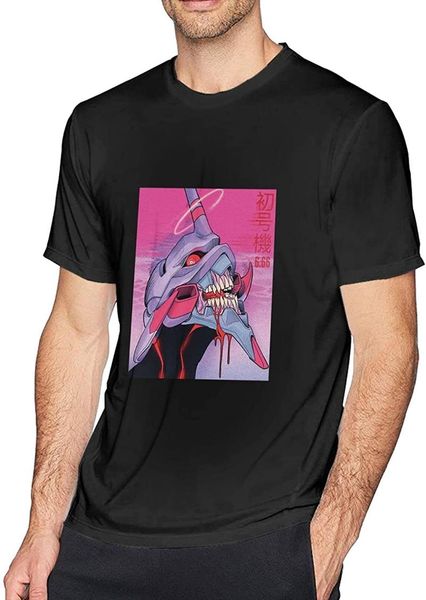 Eva Shirt Herren T-Shirts Anime Shirt Fashion Rei Ayanami Klassiker kurzes Shirt Ärmel T-Shirts für Männer Hemd Haikyuu Kamen Rider Japaner Tee 956 275