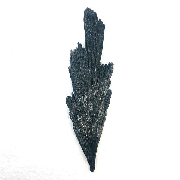 Objetos decorativos Figuras naturais de penas brasileiras Black Tourmaline Mineral Haleal Healing Crystal Home Decoration Original Energy Y