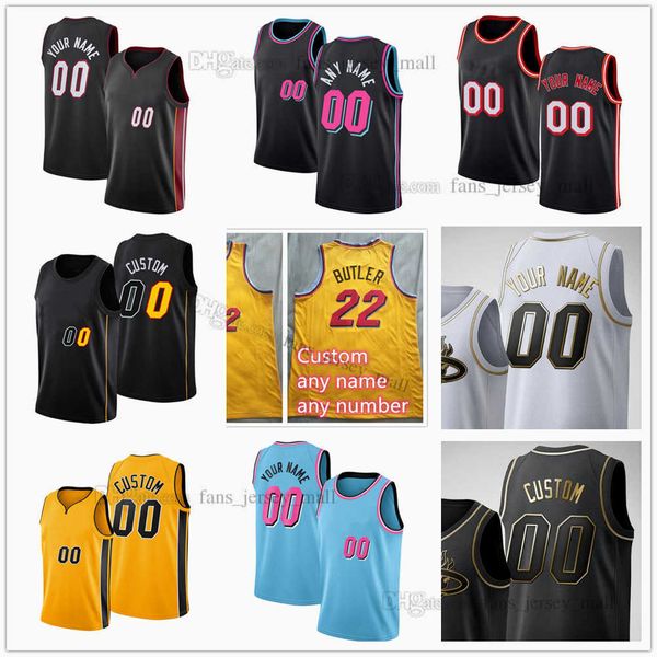 

custom printed 75th city basketball jerseys butler 22 adebayo 13 lowry 7 robinson 55 tucker herro haslem morris oladipo dedmon vincent strus, Black;red