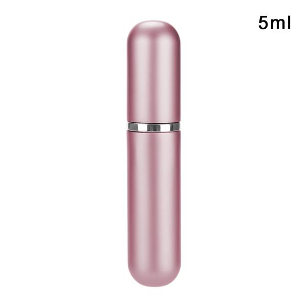 

pink 5ml mini round head matt perfume spray bottle sub-bottle 1pc