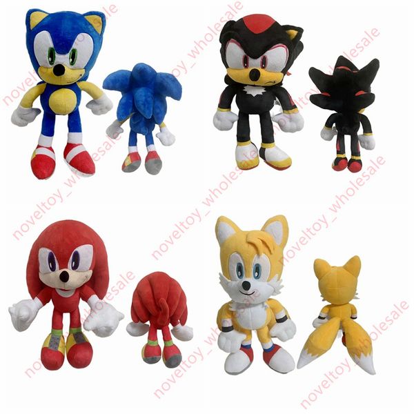 

30cm game animal plush toy amy rose knuckles the echidna shadow the hedgehog kawaii stuffed plushs doll cartoon toys kids birthday gifts