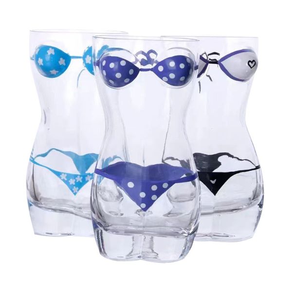 Bikini Shot Glass Lady Torso Boccale da birra Corpo femminile Bicchieri per addio al celibato Club Bar Decorazione Regali divertenti souvenir