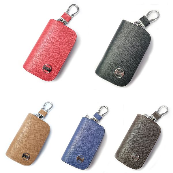 

pu leather car key wallets men key holder housekeeper keys organizer with key chain car accessories set of keys cover