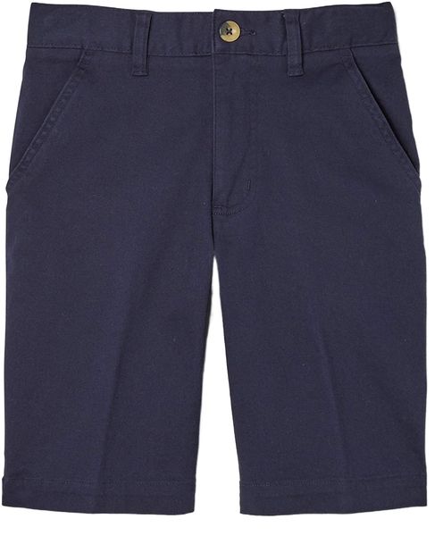 

toast boys' big flat front stretch short k5p8#, White;black