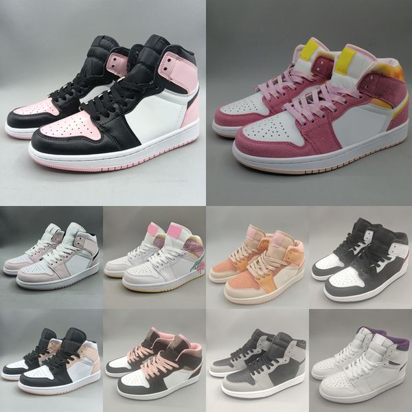 

high 1s 1 basketball shoes hyper royal wolf grey sail mid milan think 16 metallic silver turbo green men women designer sneakers size 36-46