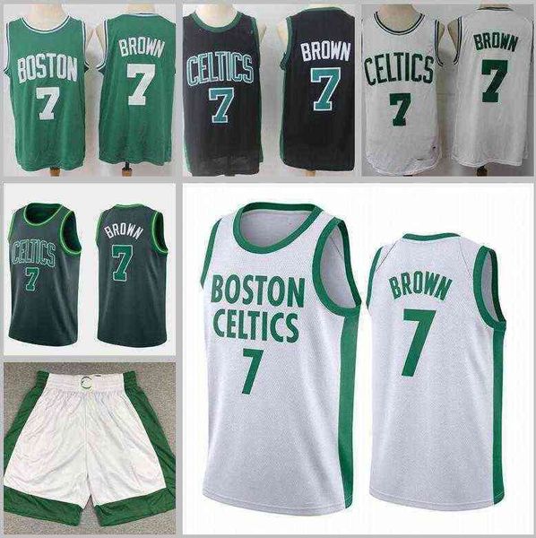 

men s-2xl basketball jerseys 7 brown 0 jayson tatum jersey and short, Black;blue