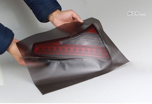 

30cmx100/200/300cm car styling car light tint film headlight taillight matte black vinyl film sheet auto car lamp sticker foil