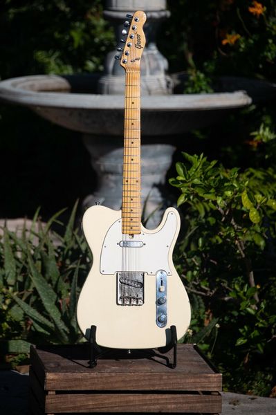 

greco te350 matsumoku tele - vintage white electric guitar