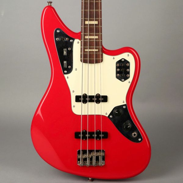 

jaguar bass - 2007 cij - rod red electric guitar