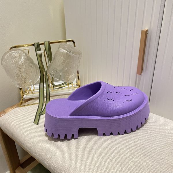 

women designer slippers transparent pvc jelly lady letter printed luxury summer sandals comfortable flip flops size 35-42 8yza, Black