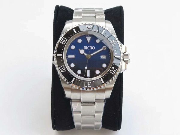 Relógio esportivo movimento autômato masculino 44mm aço 316 anel de cerâmica superluminoso 300 metros de profundidade relógio designer de funções à prova d'água