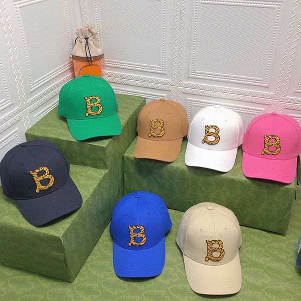 Trend Borderyer Ball Caps Man e Woman Hip Hop Designer Hats Outdoor Sports Travel Hats High Quality Brand Sun Hats