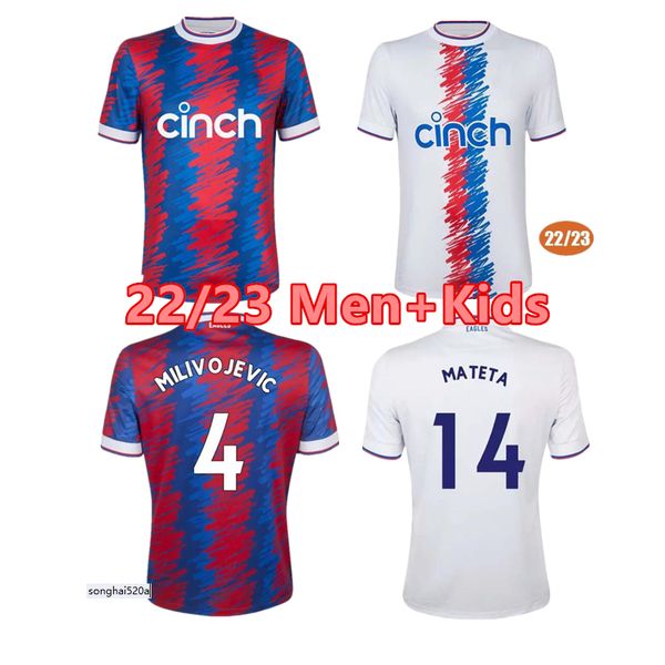 

22 23 crystal olise zaha soccer jerseys 2022 2023 palace eze j.ayew football shirt benteke edouard maillot mateta schlupp ebiowei, Black;yellow