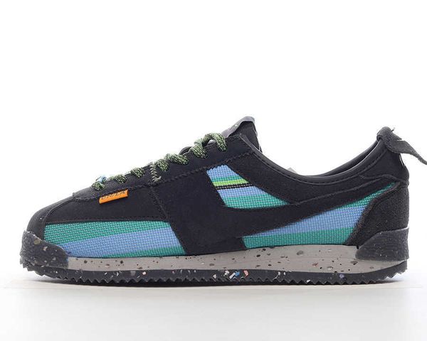 

2022 release union x casual shoes cortez low black blue leisure shoe fashion outdoor sneakers with box