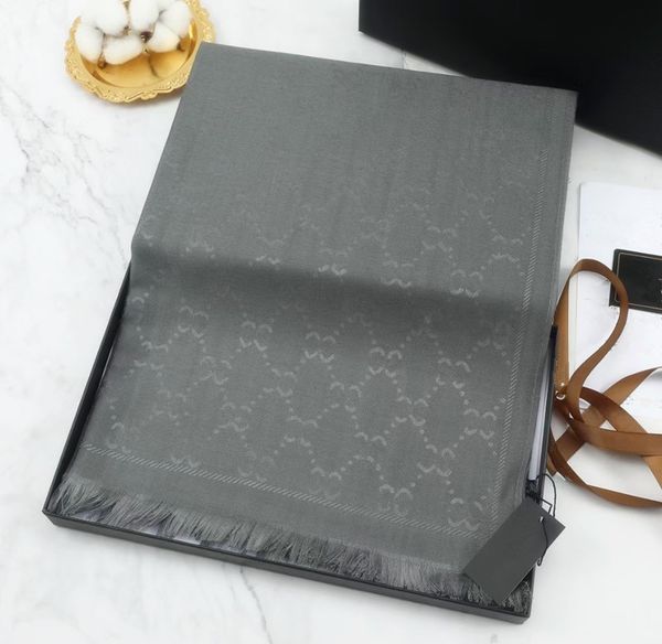 

men women scarf fall and winter comfortable soft shawl luxury leisure business shawl 180-70cm, Blue;gray