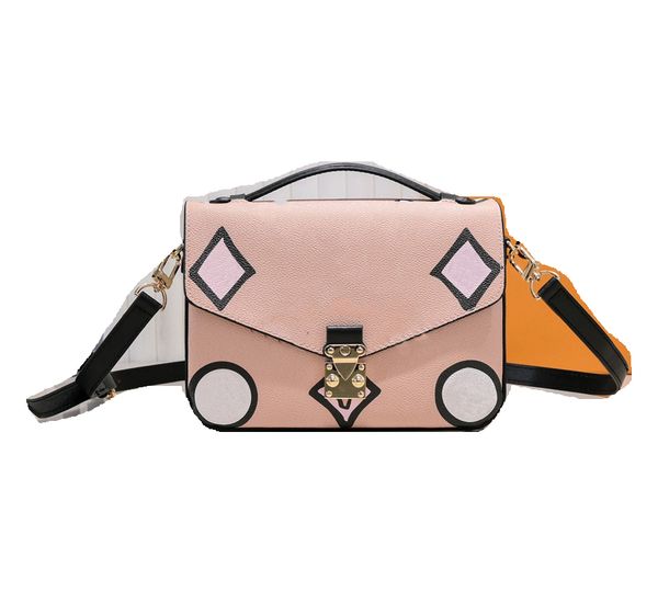 

designer women wallets ps high-end shopping woman bag leather luxury handbag solid-color hand-held card bag long size 25-19-9cm m46076, Red;black
