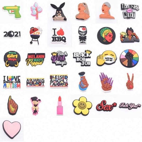 

custom soft pvc cartoon flower charm for clog shoes, White;pink