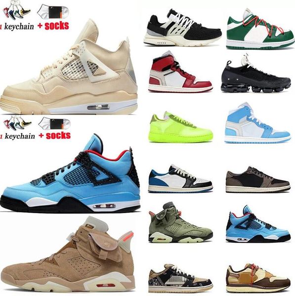 

travis scotts women men designer casual shoes jumpman 1 white black ts cactus jack 4 5 6 sail low fragment university blue green with socks