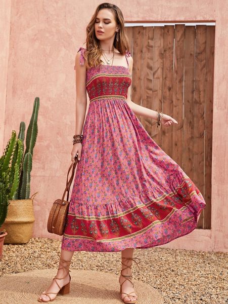 

rusttydustty paisley print shirred cami dress q4ir#, Black;gray