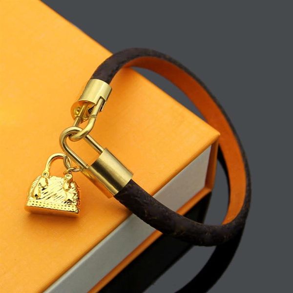 

bracelet luxury jewelry women leather designer with gold heart brand on it high-end elegant pattern couple254s, Golden;silver