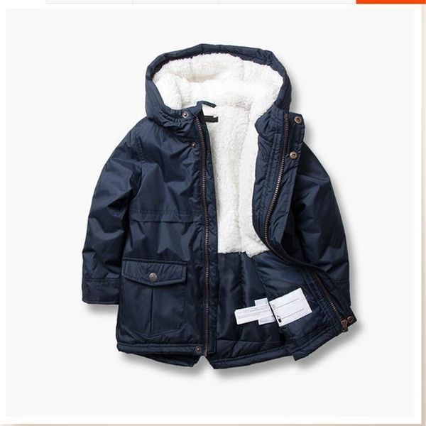 

boy's denim jacket with velvet 3 lj201203, Blue;gray