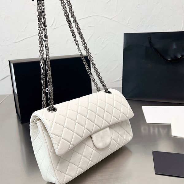 

5a classic ladies luxury bag fashion quilted chain double flap leather designer shoulder bag luxurious purse crossbody large capacity tote h