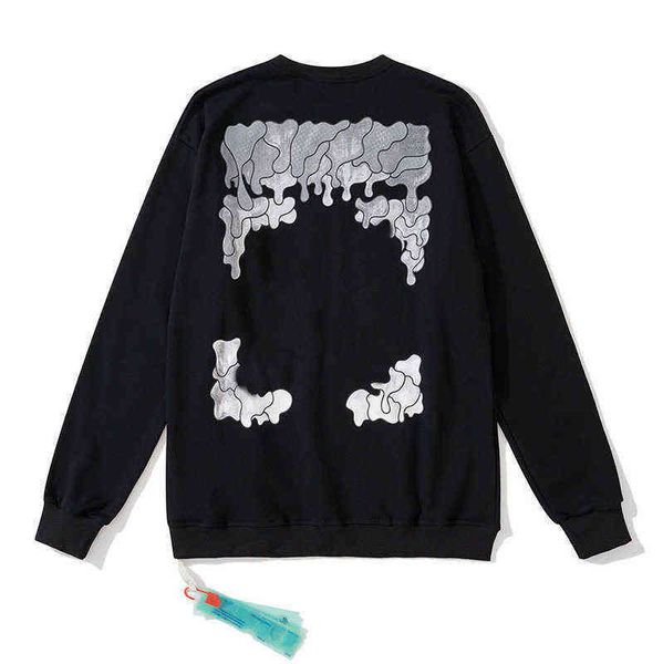 

brand offs sweatshirts mens oil painting arrow streetwear letter hoodie hip hop long sleeve women designer hooded skateboards black hoody