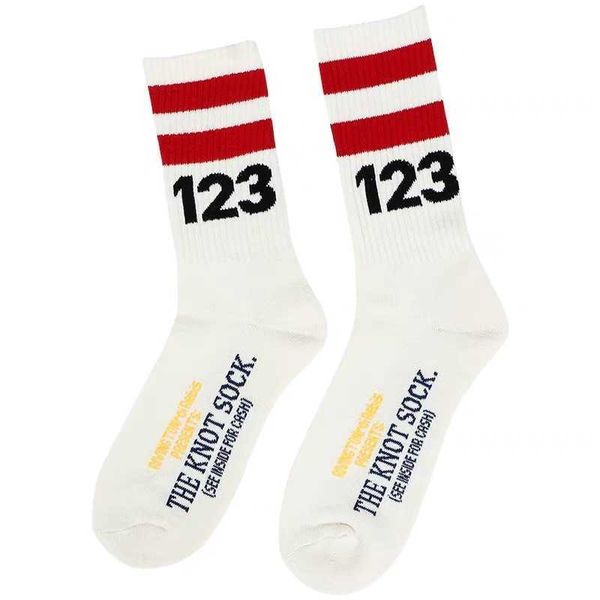 

men's socks 2022ss rrr123 beige medium socks stripe cotton the knot socks, Black