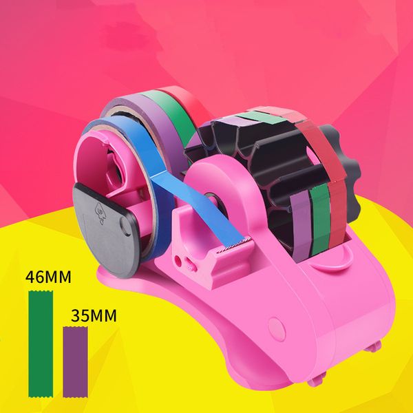 

tape dispenser multiple roll heat desk tape cutting dispensers fixed length cutter