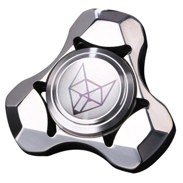 Edelstahl Hand Spinner Zappeln Stille Lager Zinklegierung Metall Ball Mute Edc Spielzeug Finger Gyro Lindern Stress Junge Weihnachten Geschenk 220427