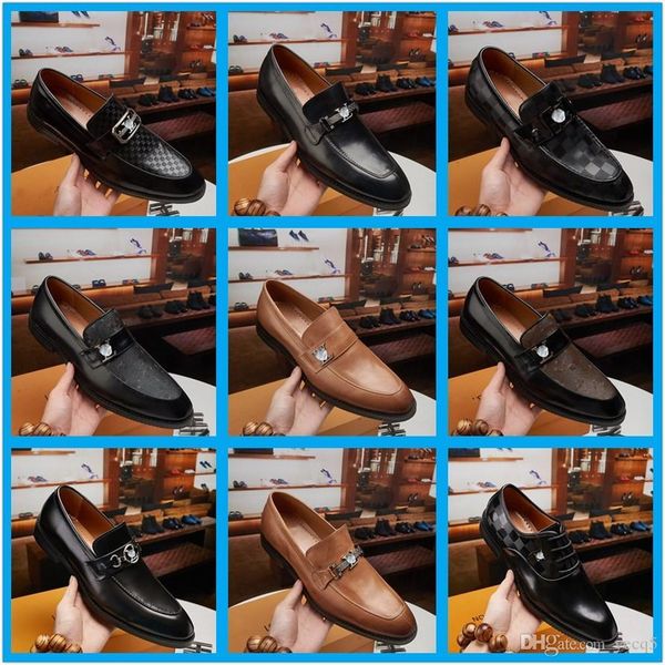 

g1 luxury men oxford shoes prints classic style fashion designer dress leather shoes green black lace up pointed toe formal shoe a2