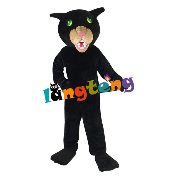 Maskottchenpuppenkostüm 903 Black Panther Leopard Maskottchenkostüme Zeichentrickfigur Anzug Urlaub Cartoon