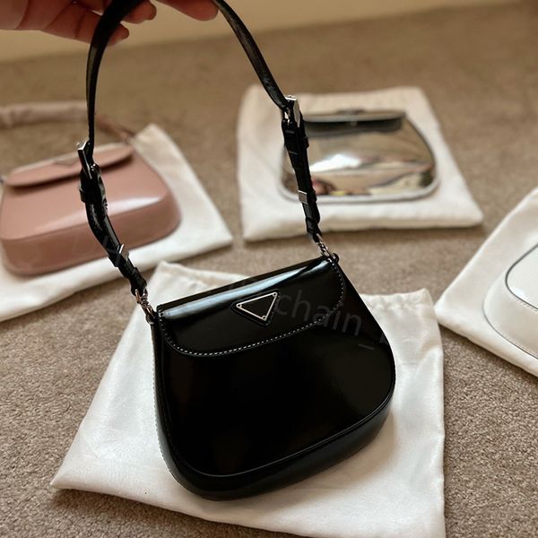 

handbags shoulder designer bags totes armpit hobo half moon bag purse wallet plain letters triangle leather dot fashion shopping lady women