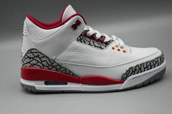 

2022 boots 3 retro cardinal red basketball shoes 3s iii white red mens sports sneakers, Black