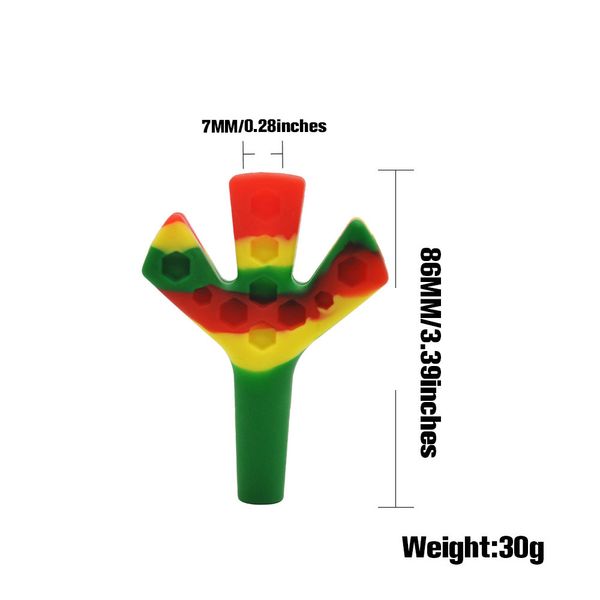 tubo in silicone di fornitura fatory Accessori per pipa di tabacco staccabili