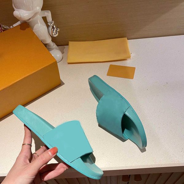 

designer women mules slippers sandals summer waterfront pool slide waterproof casual slipper high luxury fashion ladies outdoor beach flat, Black