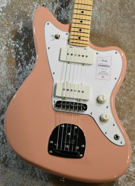 

2022 collection jp hybrid ii jazzmaster flamingo pink jd21015667 electric guitar