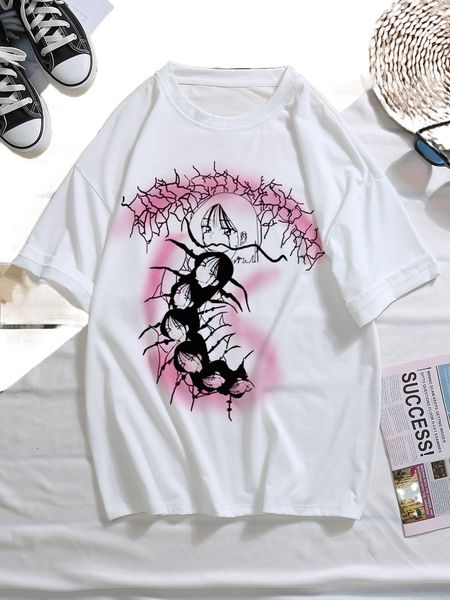 

men figure graphic tee e1cf#, White;black