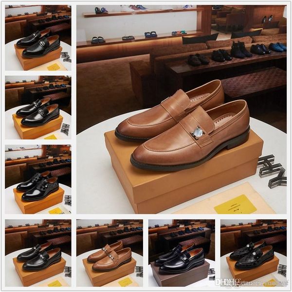 

cq 21ss designer patent leather mens casual shoes luxury italian men loafers moccasins slip on men's flats winter warm male driving sho, Black