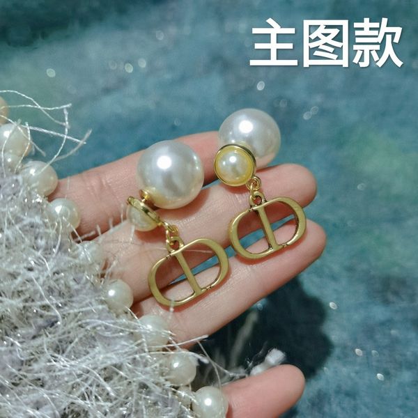 

68% off 2022 new jewelry accessories south pearl earrings new dc earrings, Golden