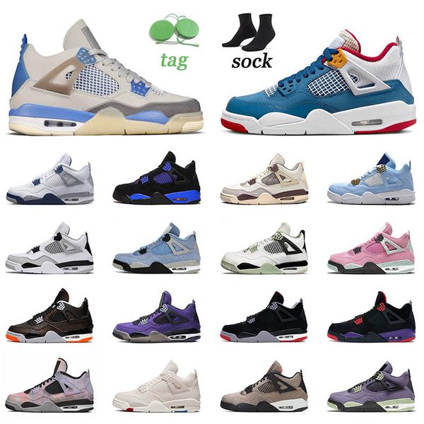 

ing selling jumpman 4 4s basketball shoes mens womens messy room thunder sail canvas shimmer white oreo outdoor sports sneakers trainers