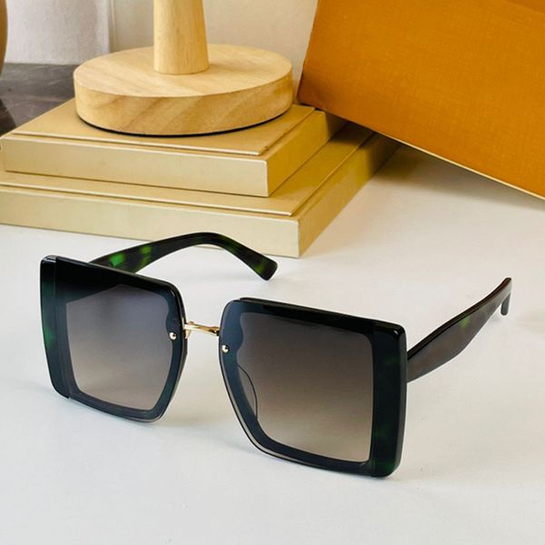 

Designer Flower engraved logo motif Sunglasses Z2520 oversize square frame Men Women metal letters Eyeglasses Outdoor Shades Classic glasses Mirrors for Womens